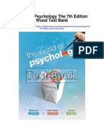 World of Psychology The 7th Edition Wood Test Bank