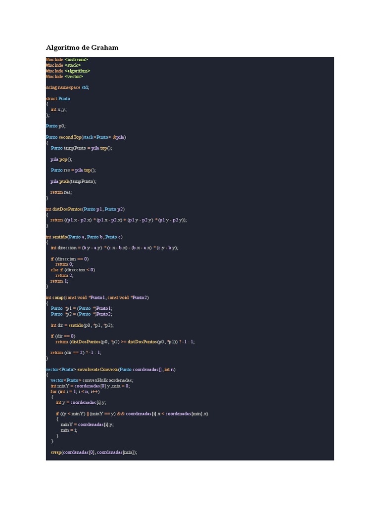 Envolvente Convexa PDF Ciencias de la Computación Matemáticas De