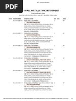 95-01 - Panel Installation, Instrument: Illustrated Parts Data