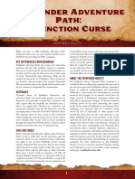 PF2E Extinction Curse Adventure Path - PFS Chronicle Sheets