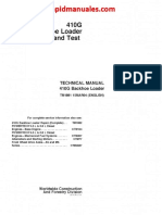 John Deere 410G Operation Test Manual TM1881 Service Manual 690 Páginas