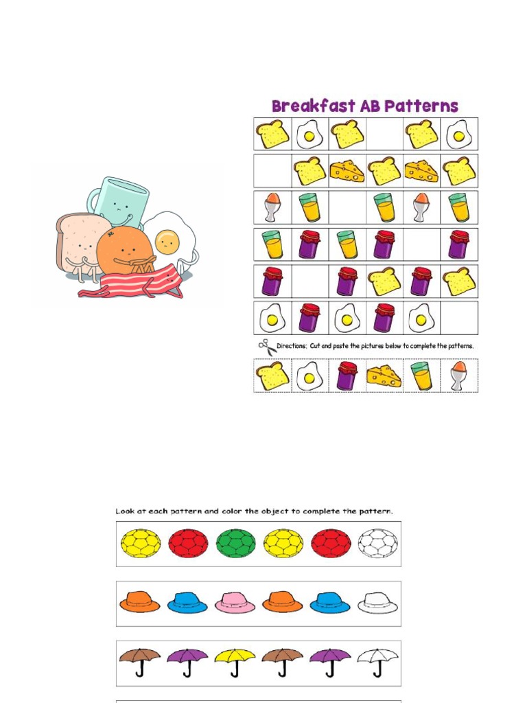 Worksheet_ABAB Pattern | PDF