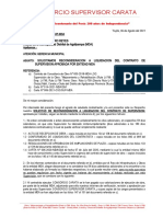 carta 008-DISCREPA LIKIDACION APROBADA POR MDA-SERVICIO SUPERVISION CARRETERA CARATA