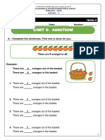 U-4 Addition Worksheet