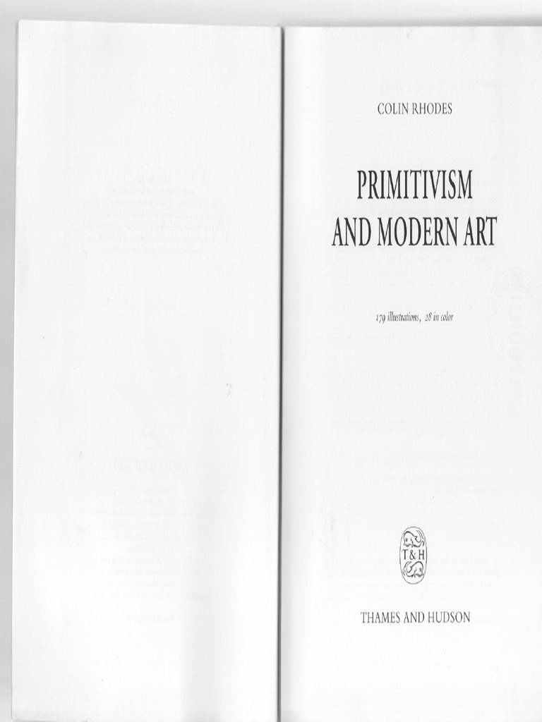 Clase 5-Colin Rhodes - Primitivism and Modern Art | PDF