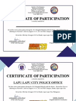 Be Certificates