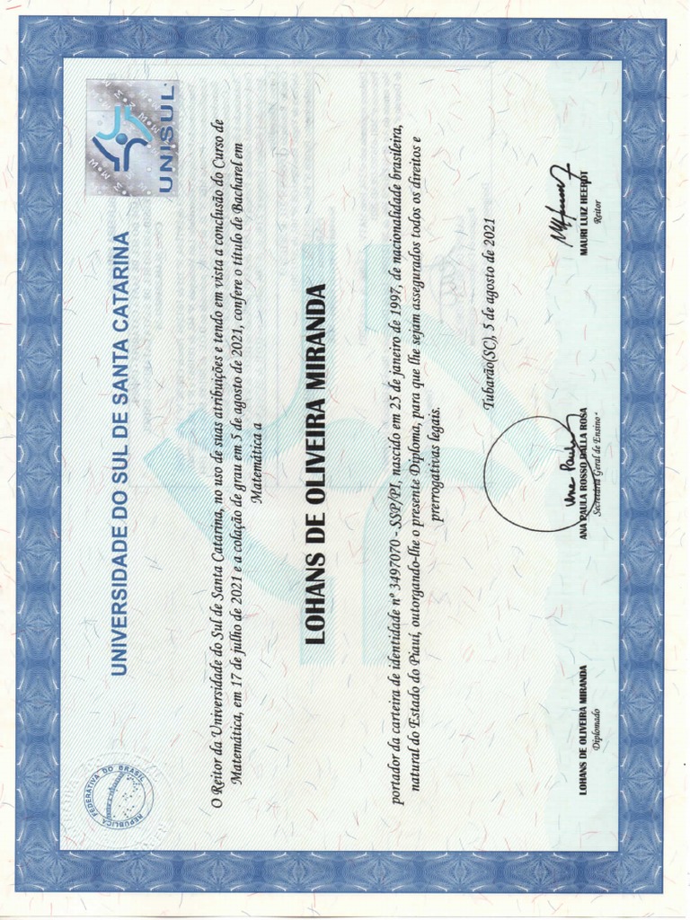10 Diploma Matematica | PDF