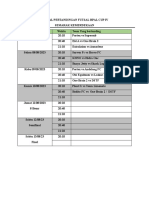 Jadwal Pertandingan Futsal Hpal Cup Iv