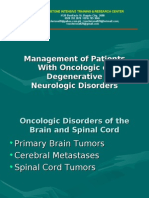 Management of Patients With Cancer