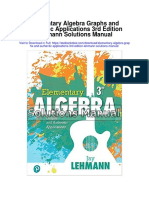 Elementary Algebra Graphs and Authentic Applications 3rd Edition Lehmann Solutions Manual