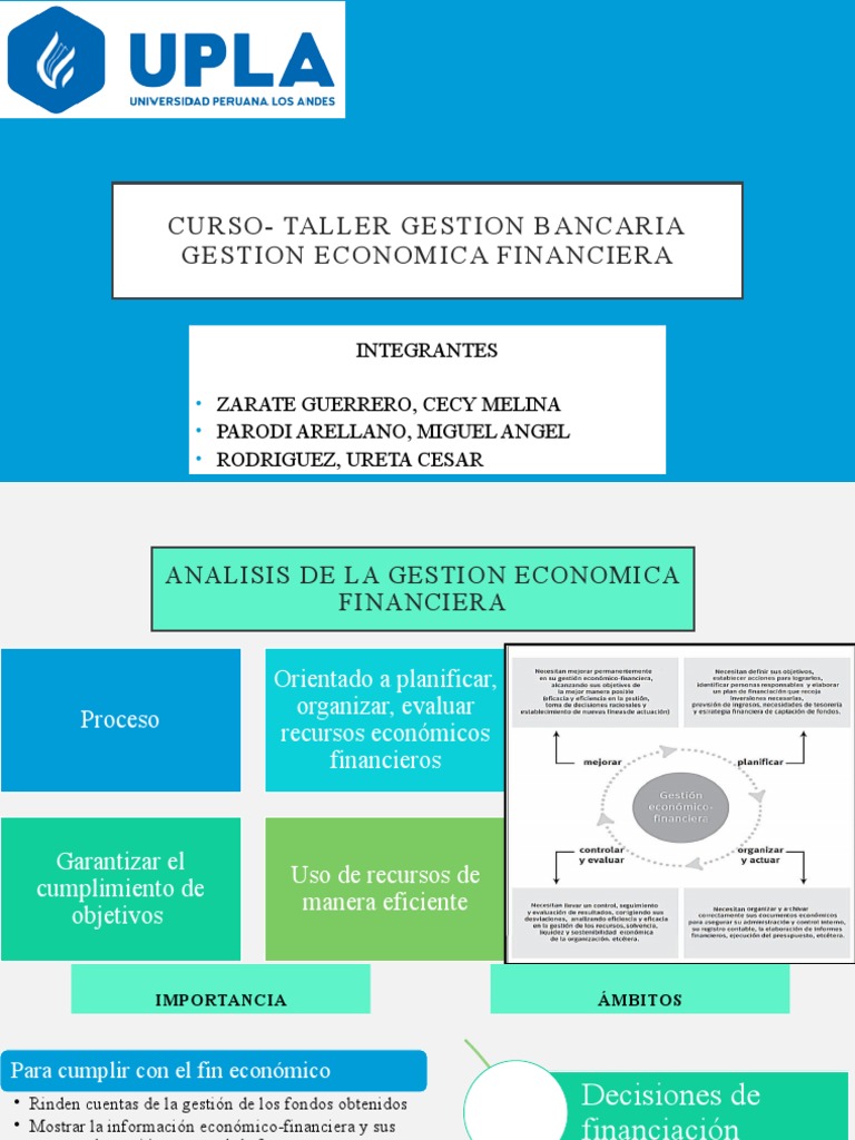 Curso Taller de Gestión Financiera | PDF | Presupuesto | Contabilidad