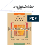 Elementary Linear Algebra Applications Version 11th Edition Anton Solutions Manual