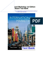 International Marketing 1st Edition Baack Test Bank