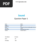 34.1 Sound Cie - Igcse - Physics - Ext Theory QP