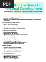 The Ultimate Guide To Personal Development