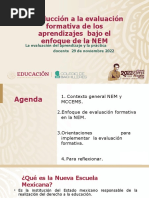 Evaluación Formativa en la NEM | PDF | Evaluación | Plan de estudios