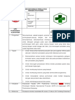 Sop Dekontaminasi Peralatan Perawatan Pasien