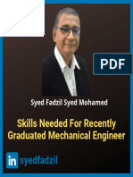 001-Skill Needed For Recently Graduated Mechanical Engineer