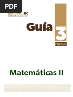 1 GE - 3er Parcial - Matemáticas II