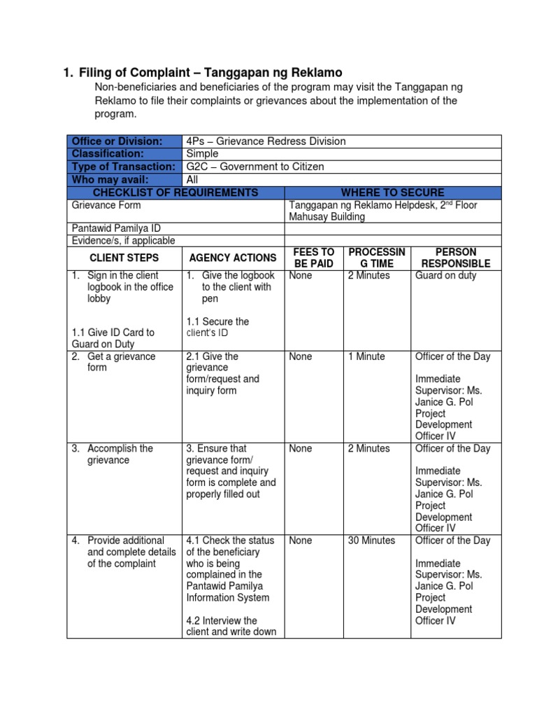Filing of Complaint PDF Government