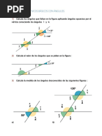 Ejercicio 2 Ángulos Interiores y Exteriores de Un Triángulo | PDF ...