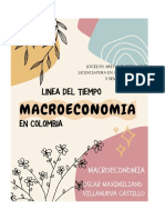 Pa1 Línea de Tiempo Macroeconomía de Colombia Jocelyn Arévalo