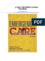 Emergency Care 13th Edition Limmer Test Bank