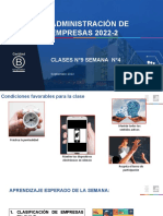 Clase #9 Semana N°4 Administración de Empresas