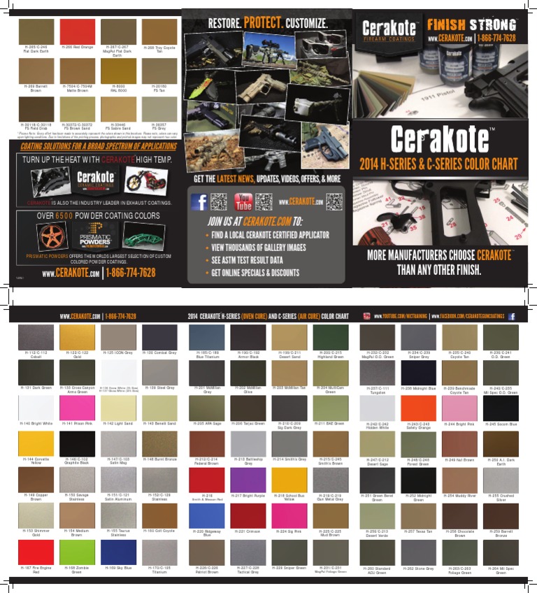 Cerakote Color Broch 2014 9x17inchWEB | Download Free PDF | Materials ...