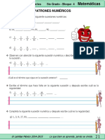 5to Grado Bloque 4 Ejercicios Complementarios Páginas 21,24 26,30