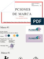 Opciones de Marca