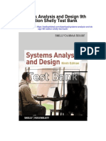 Systems Analysis and Design 9th Edition Shelly Test Bank