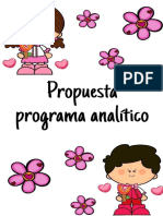 Propuesta Programa Analitico