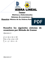 U2. Clase 5 y 6. Álgebra Lineal 220922