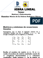 U2 Clase 7 y 8. Álgebra Lineal 270922