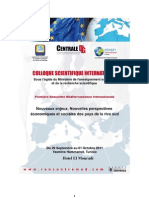 Programme Colloque Centrale DG