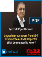 009-Upgrading Your Career From NDT Examiner To API 510 Inspector What Do You Need To Know