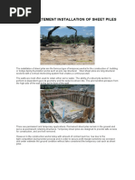 Temporary Jetty Construction Method Statement | PDF | Crane (Machine) | Sea