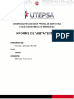 INFORME DE VISITA TÉCNICA Ing Mayser