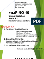 Filipino 10 Aralin 1.1