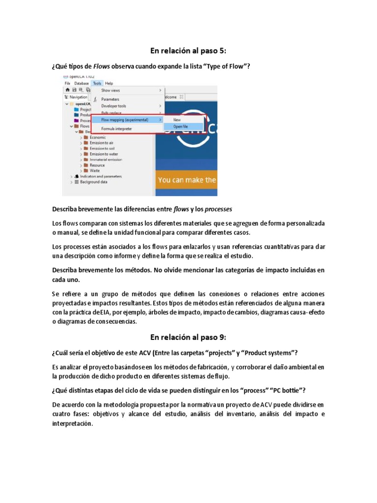 Actividad 14 Instalacion y Uso de OpenLCA | PDF | Evaluación del ciclo ...
