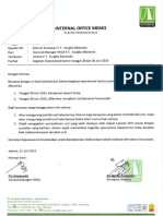 013 IOM Kegiatan Operasional Kantor Tanggal 28 Dan 30 Juni 2023