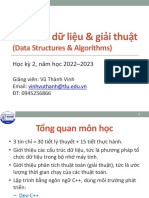 Cấu trúc dữ liệu & giải thuật: (Data Structures & Algorithms)