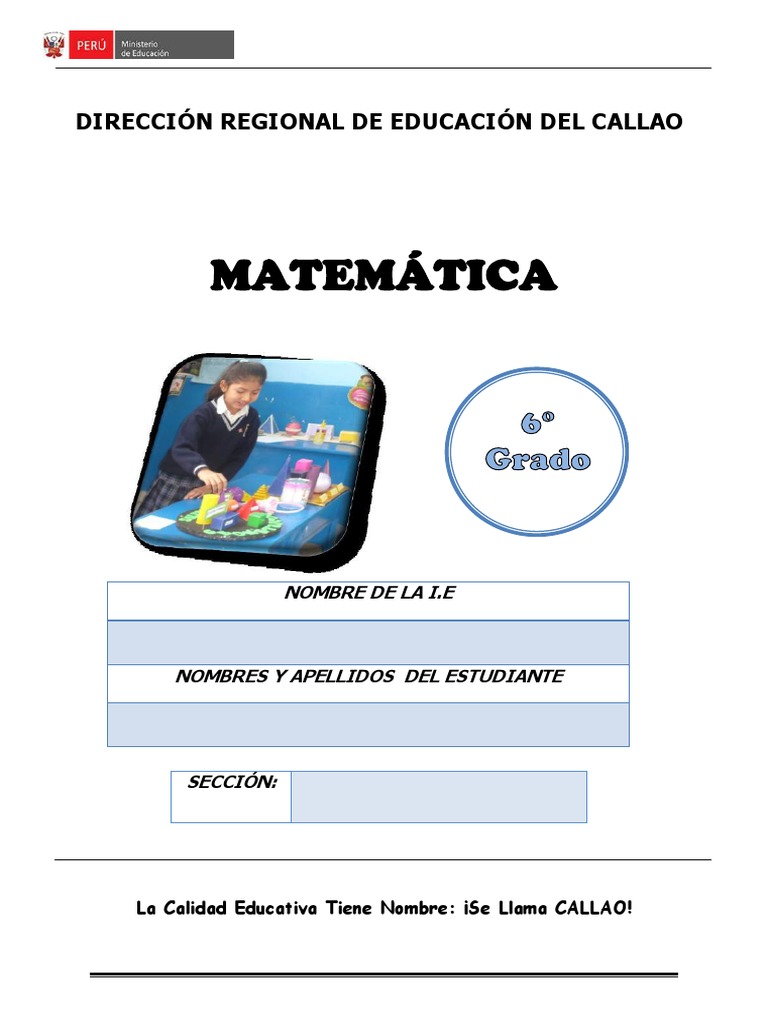 6 Prueba Entrada DRE Callao Primaria Masinteresantes PDF
