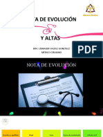 Notas de Evolución y Altas