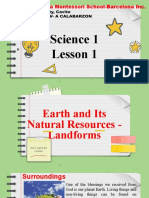 Science 1 - Q4 - L1 - Earth and Its Natural Resources - Landforms