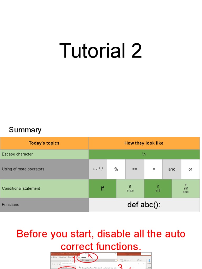 Programming Tutorial 2 (V1) | PDF