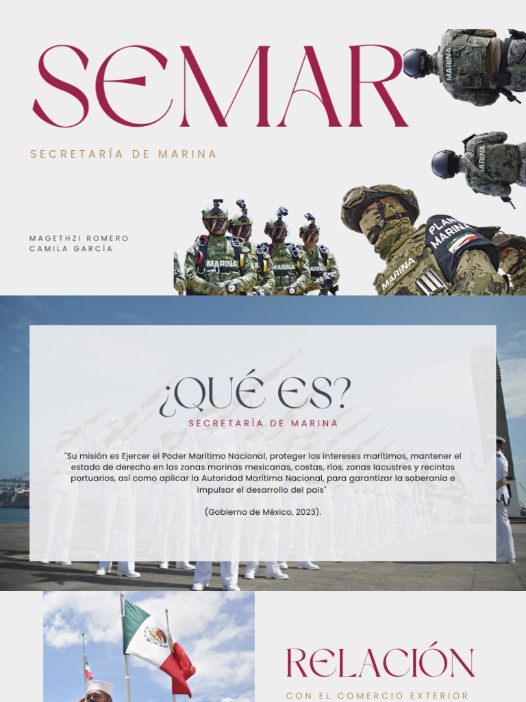 Funciones y Trámites de SEMAR | PDF | El comercio internacional