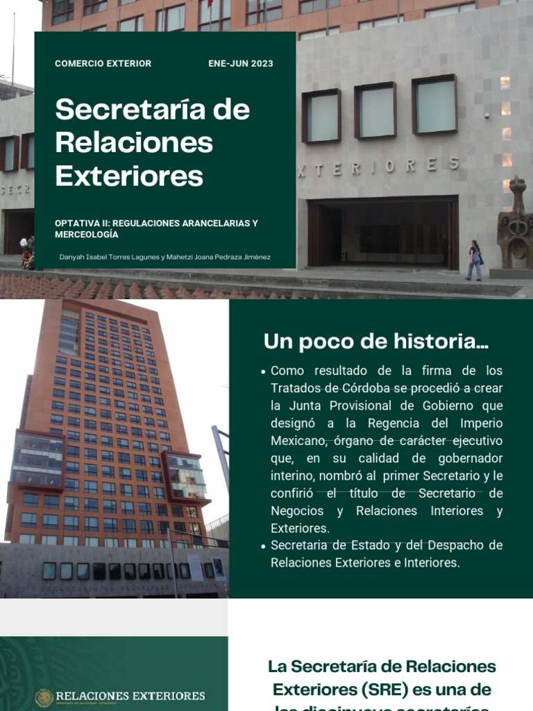 Secretaría de Relaciones Exteriores | PDF | México | Gobernancia
