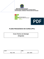 PPC Do Curso Técnico em Geologia